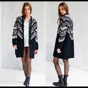 Urban Outfitters Ecote Black Cabin Fever Cardigan